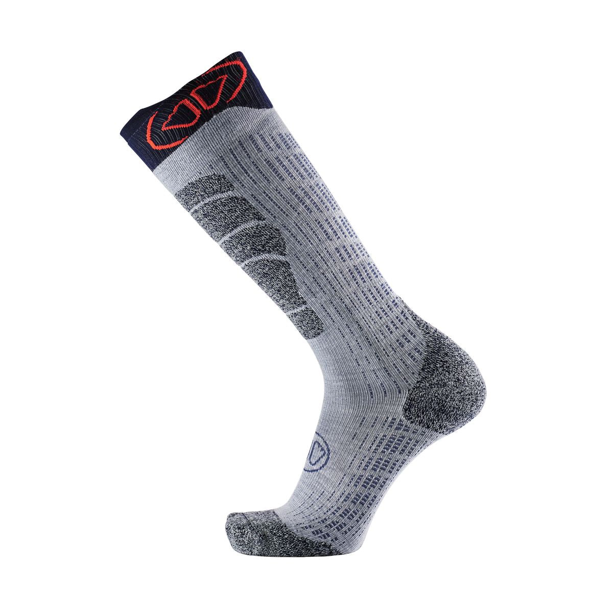 SKI MERINO SOCKS GREY - BLUE