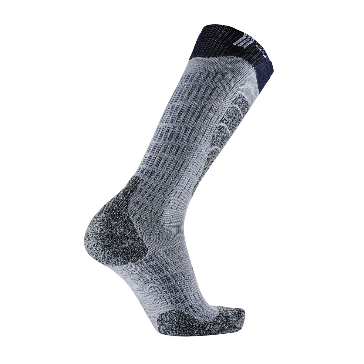SKI MERINO SOCKS GREY - BLUE