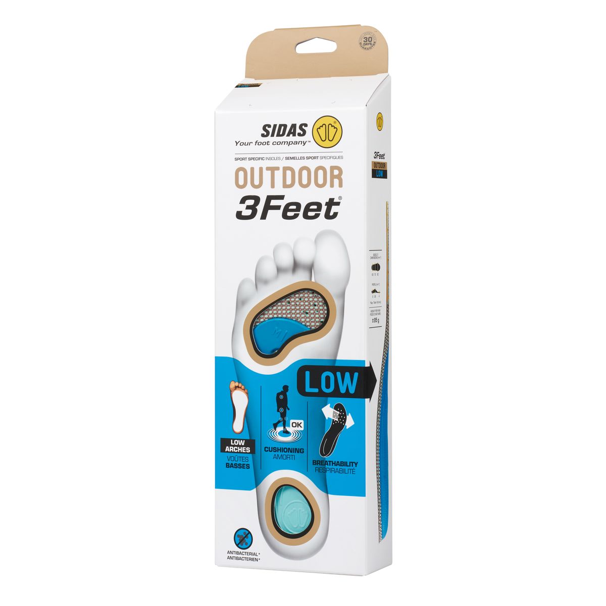 3FEET OUTDOOR LOW HIKING INSOLES
