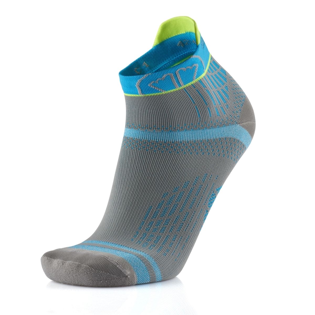 BAS DE COURSE À PIED RUN FEEL UNISEXE GRIS - TURQUOISE