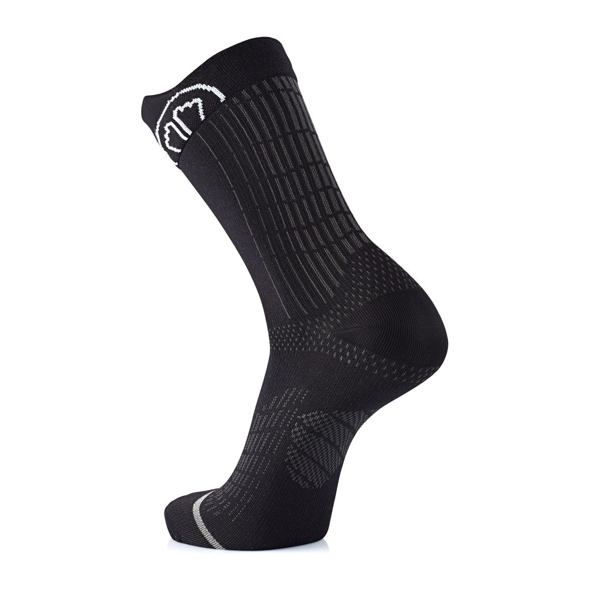 RUN ANATOMIC CREW UNISEX RUNNING SOCKS BLACK