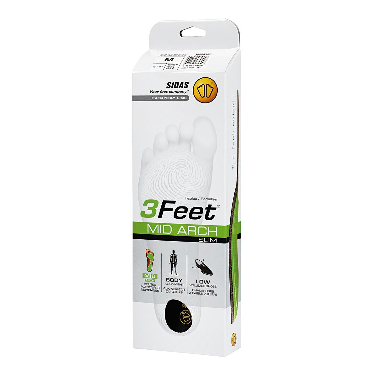 SEMELLES 3FEET SLIM MID