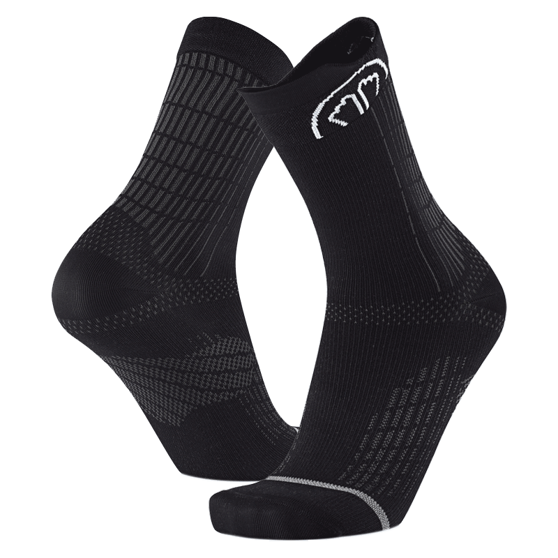 RUN ANATOMIC CREW UNISEX RUNNING SOCKS BLACK