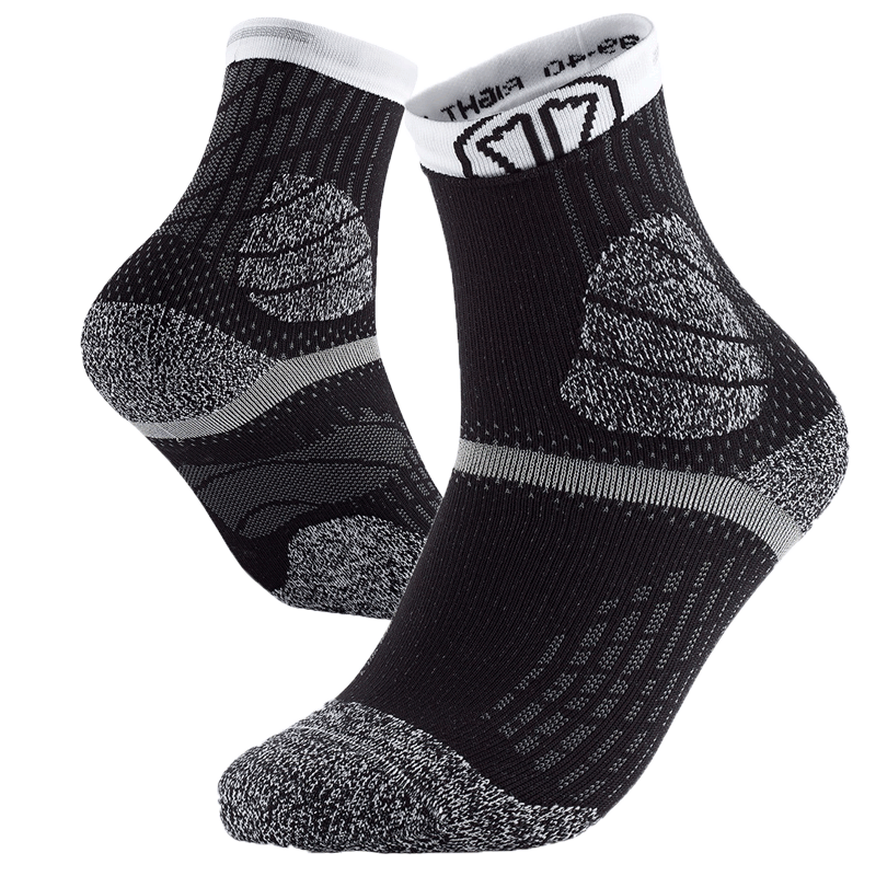TRAIL PROTECT RUNNING SOCKS BLACK - GREY
