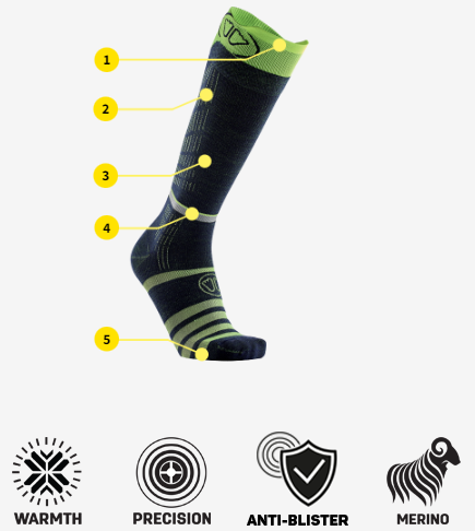 Chaussettes de randonnée et trekking adulte Chaussettes de randonnée et trekking adulte