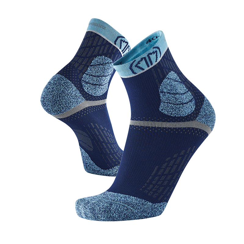 TRAIL PROTECT RUNNING SOCKS BLUE - TURQUOISE